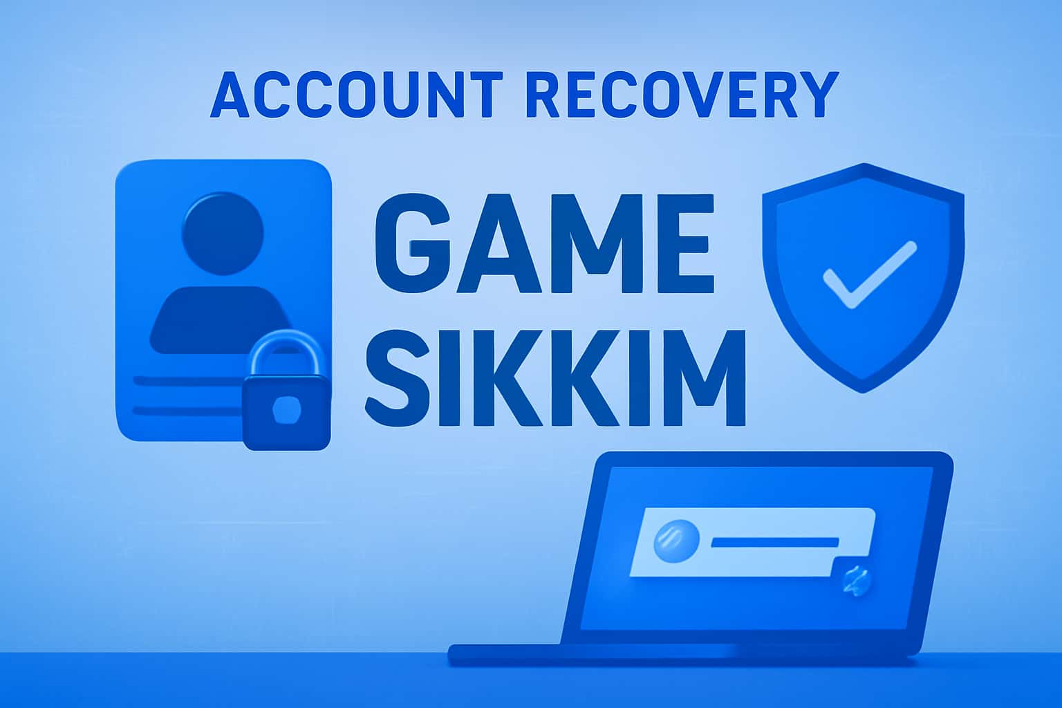 An informational visual representation of Account Recovery Game Sikkim.