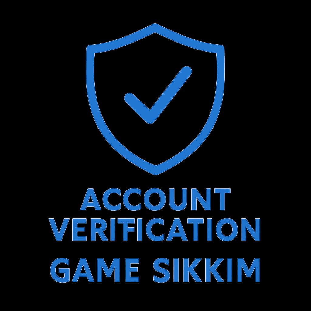 Icon representing account verification for Game Sikkim.