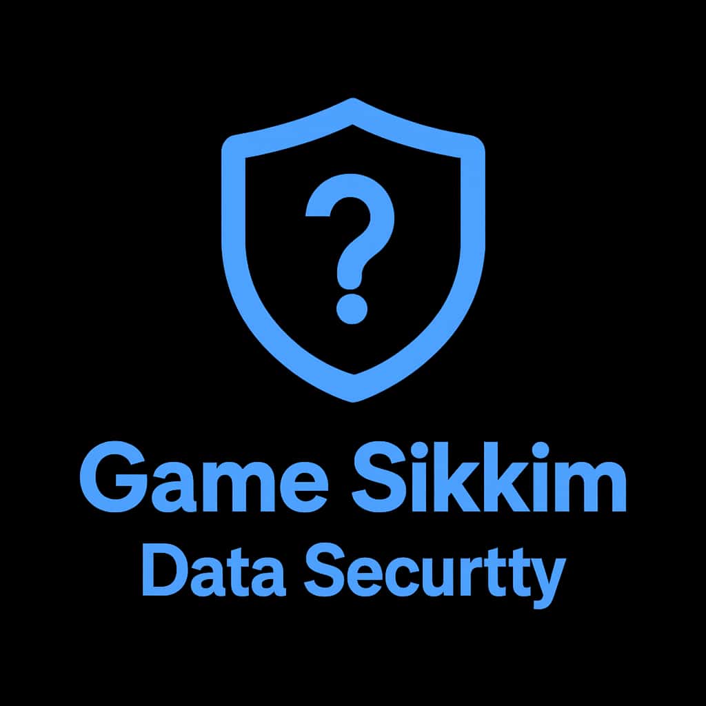 A professional badge representing Game Sikkim Data Security.