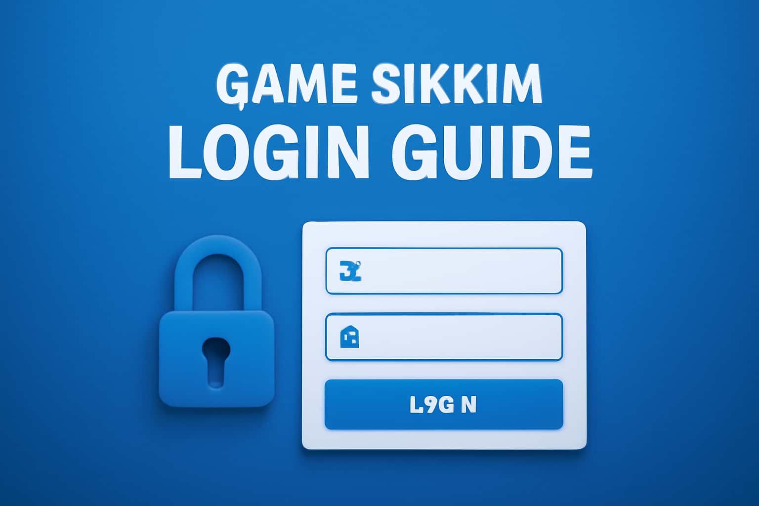 Informative scene about Game Sikkim Login Guide with a focus on accessibility and security.
