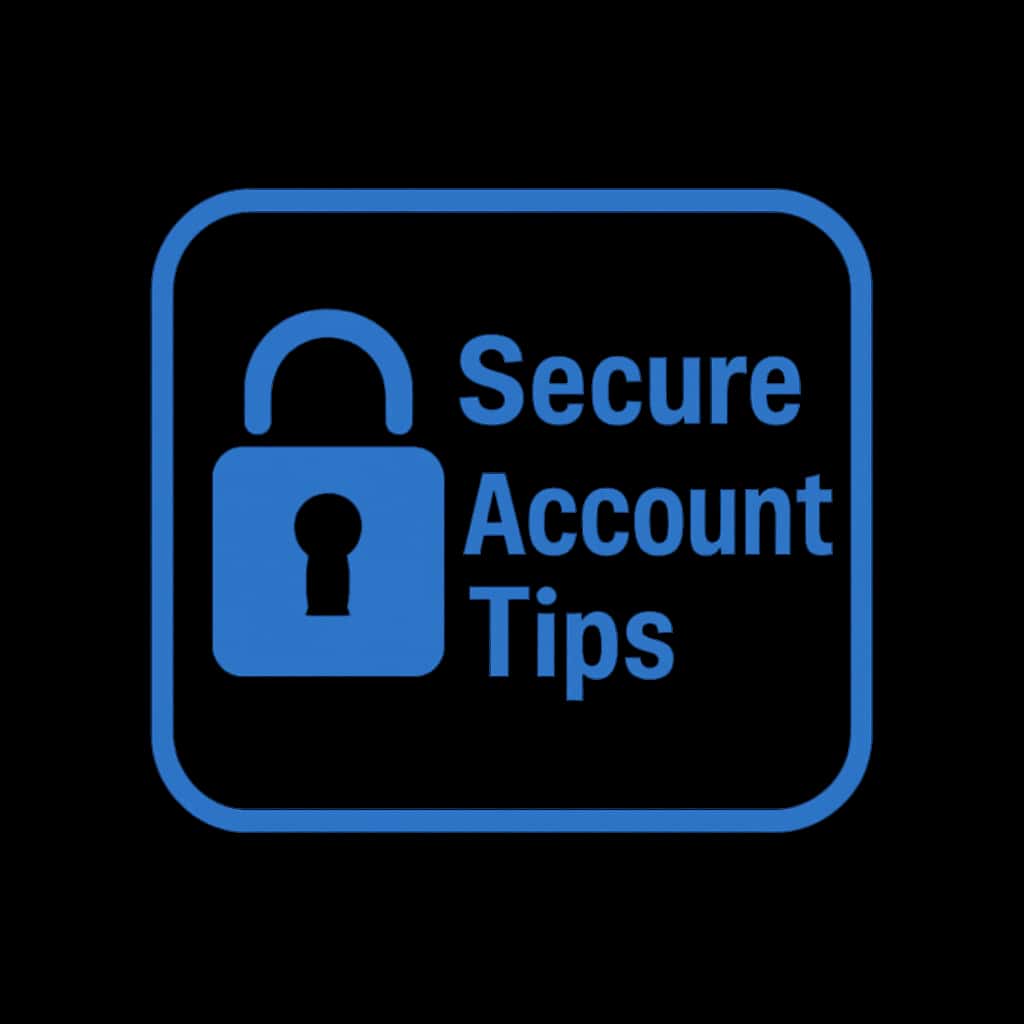 A badge icon representing Secure Game Sikkim Account Tips, with a focus on account security.